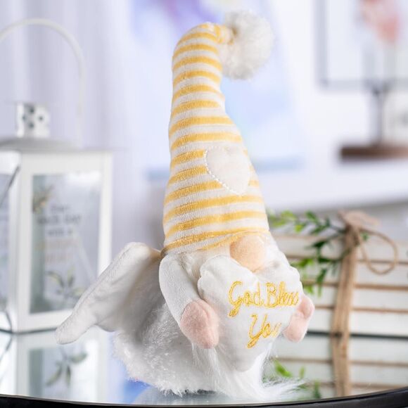 Hug - Feel The Love Angel Gnome God Bless You 891019 -Weighted Plush Collectible - Picture 4 of 5